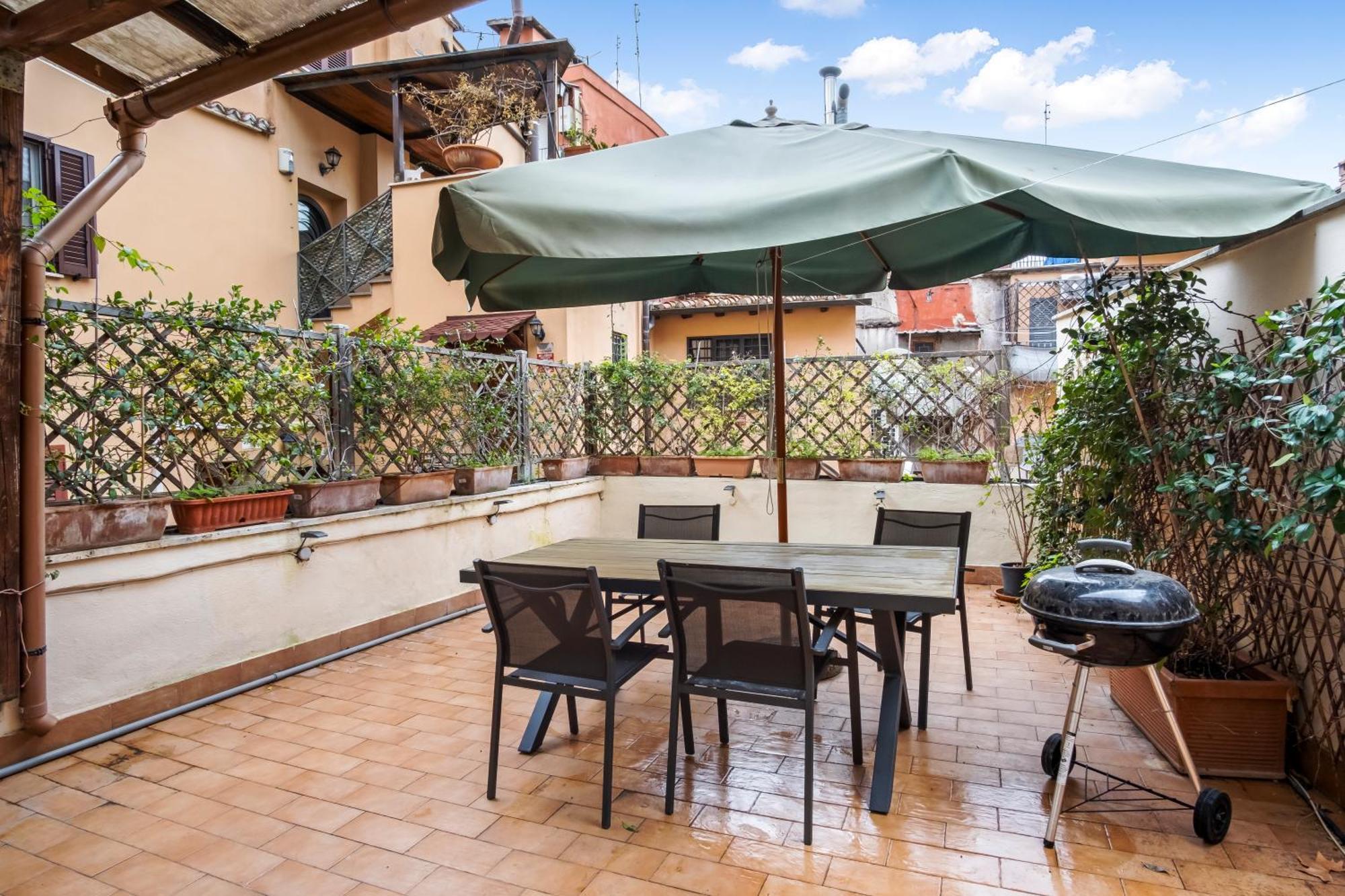 L'arte Dei Sogni With Terrace- Trastevere District Appartement Rome